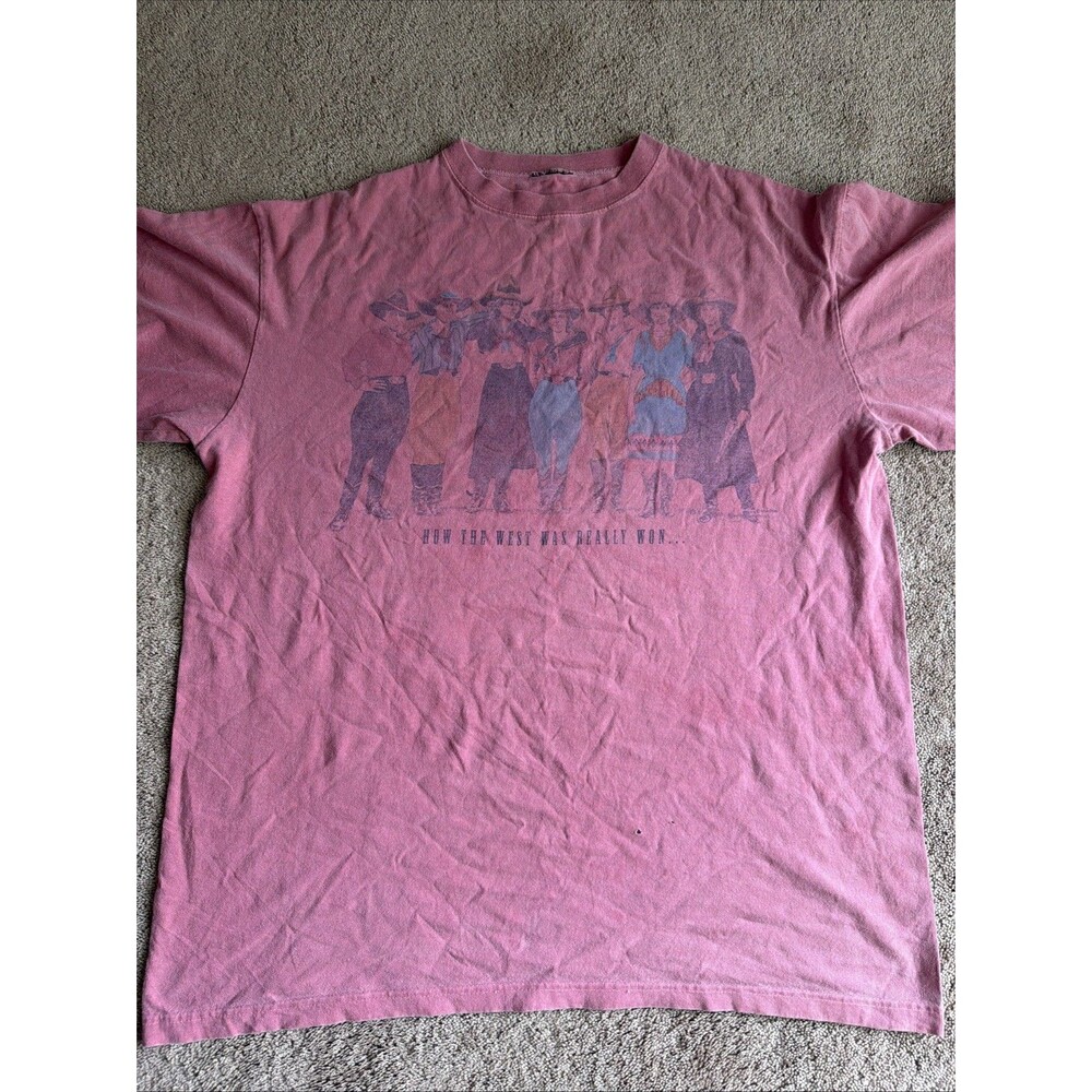 Sea Dog Sportswear Shirt Adult 2XL Pink Short Sleeve Western Women Graphic USA